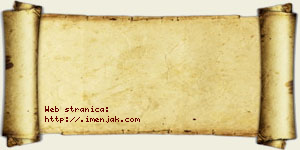 Danica Borčić vizit kartica